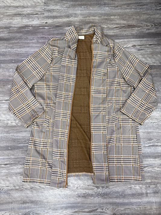 Jacket Other By Melloday In Plaid Pattern, Size: 3x