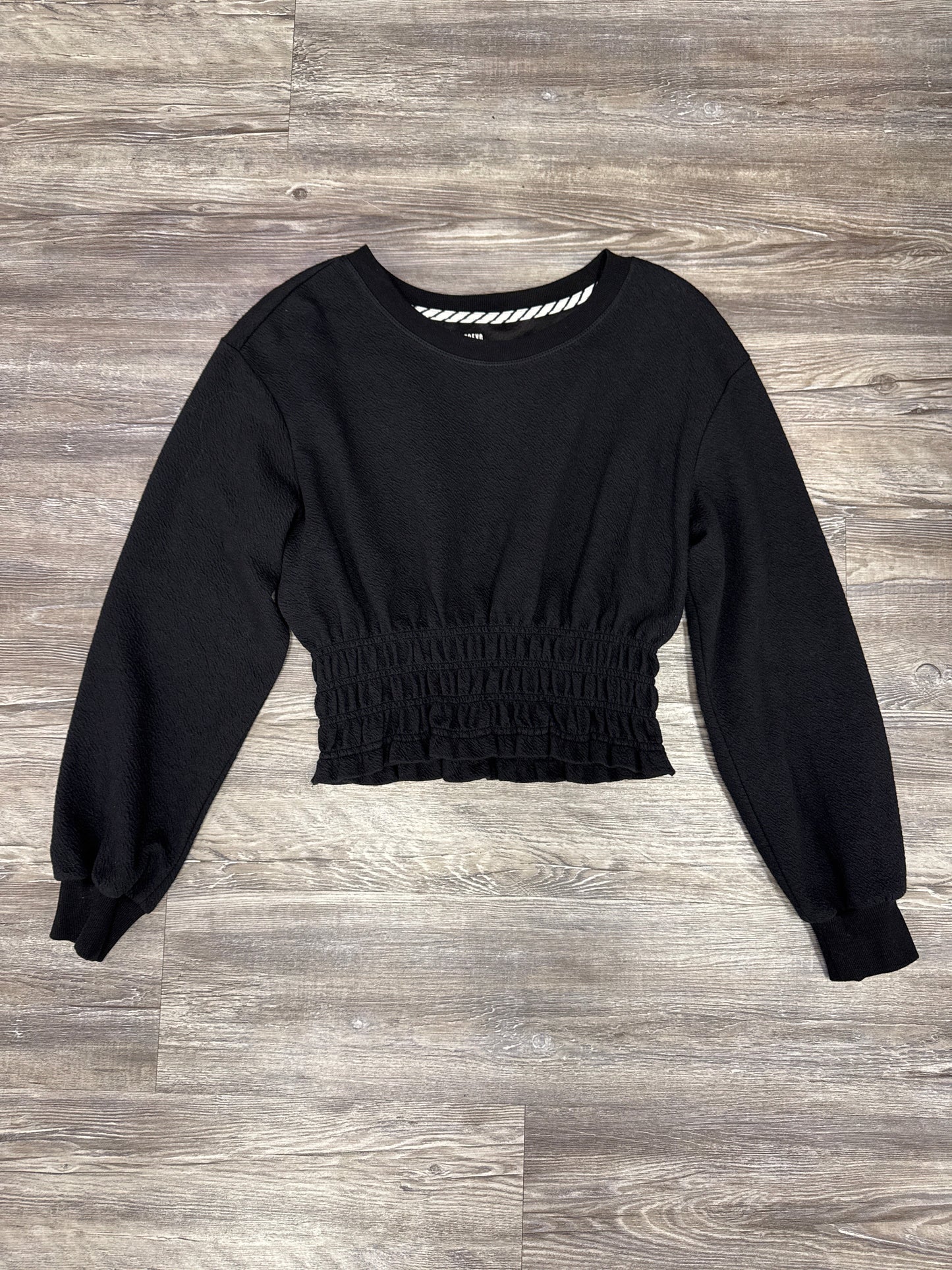 Top Long Sleeve By Maeve In Black, Size: S