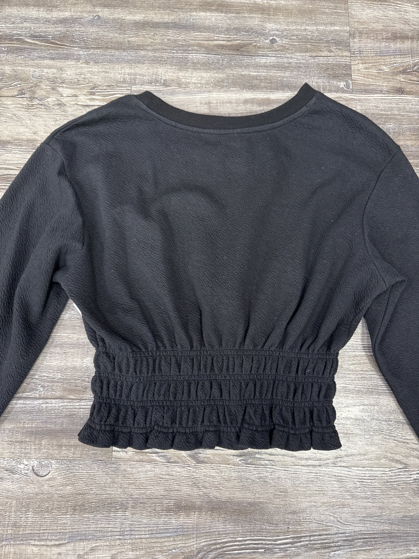 Top Long Sleeve By Maeve In Black, Size: S