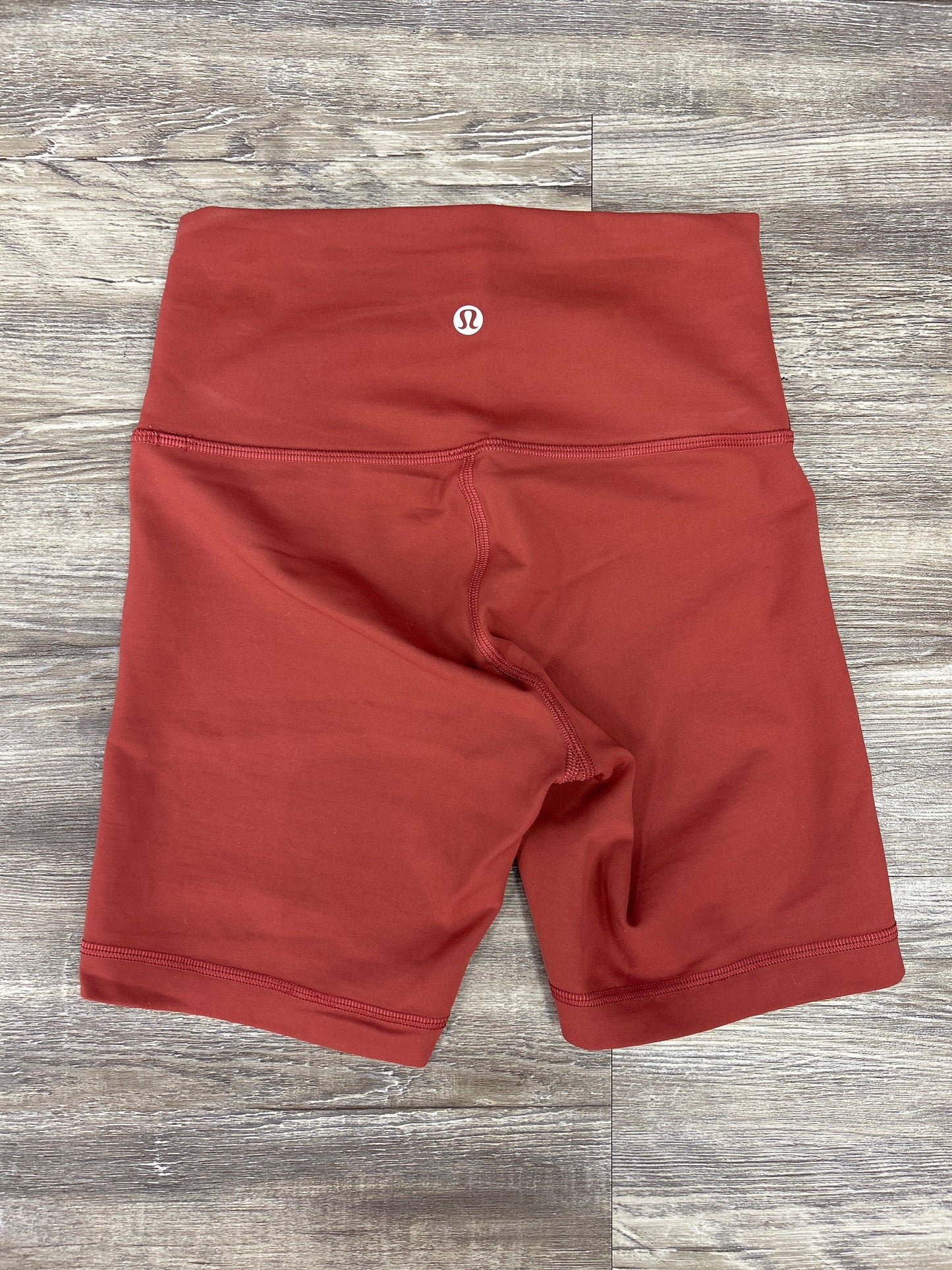 Athletic Shorts By Lululemon In Red, Size: 4