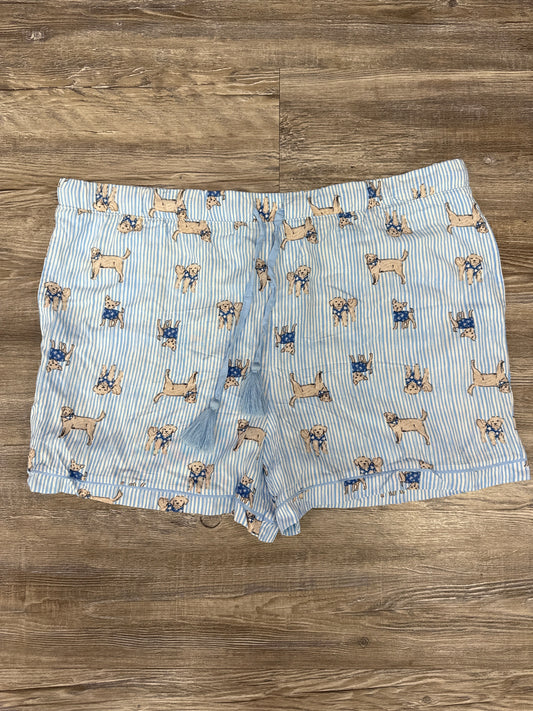 Shorts By Jaclyn Intimates In Blue & White, Size: Xl