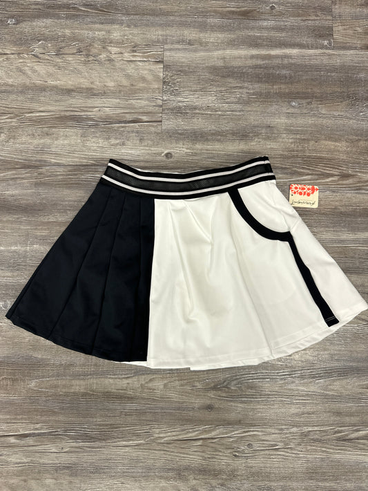 Athletic Skirt By Free People In Black & White, Size: Xs