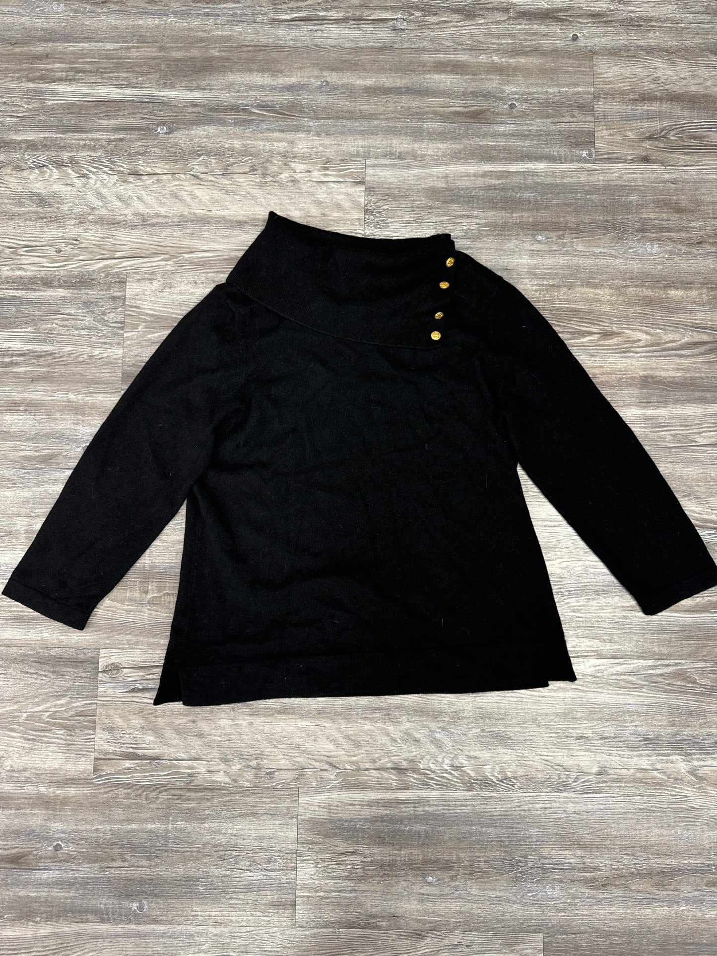 Sweater Cashmere By Jones New York In Black, Size: Xl