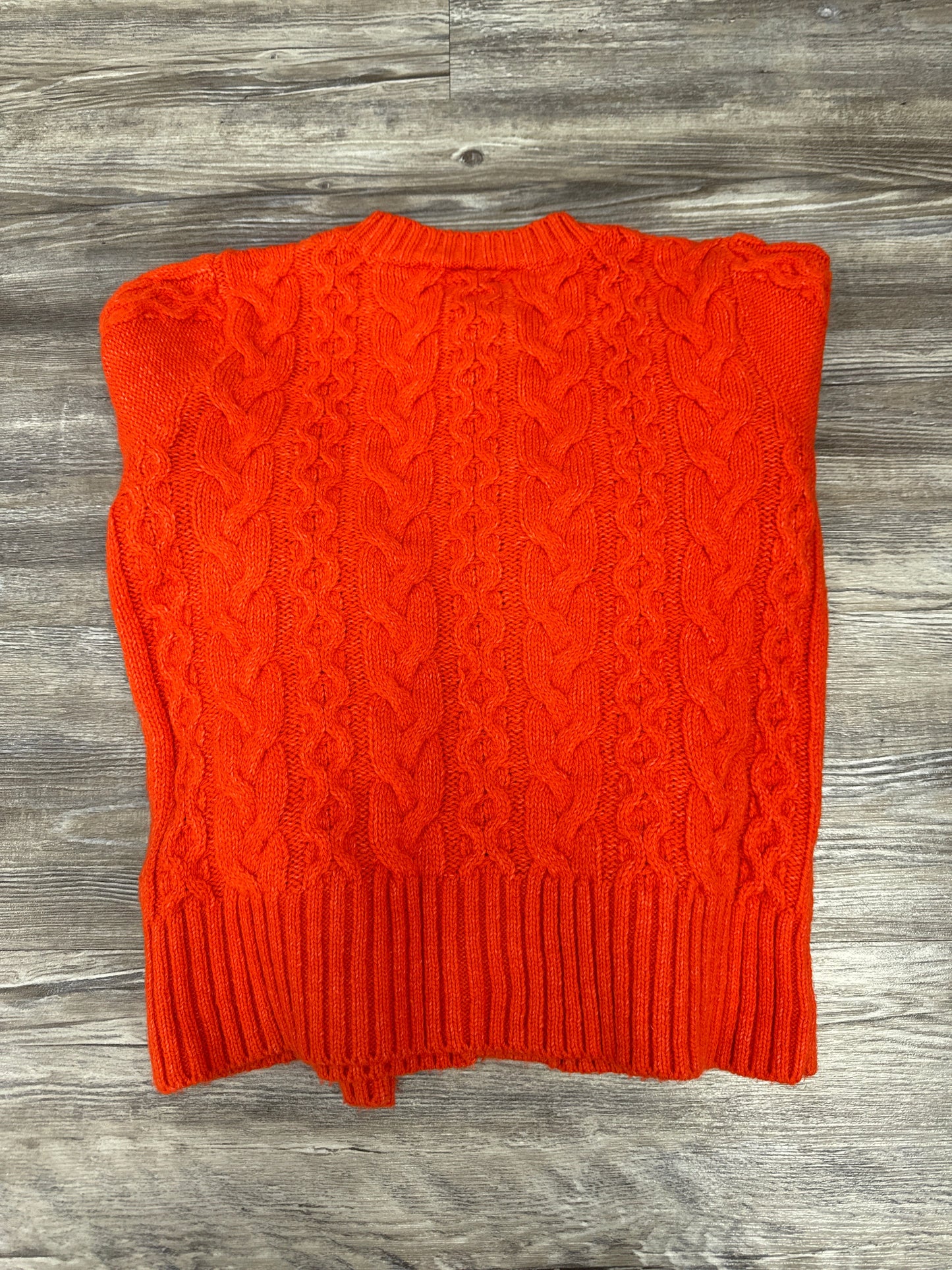 Sweater Cardigan By Maeve In Orange, Size: Xs