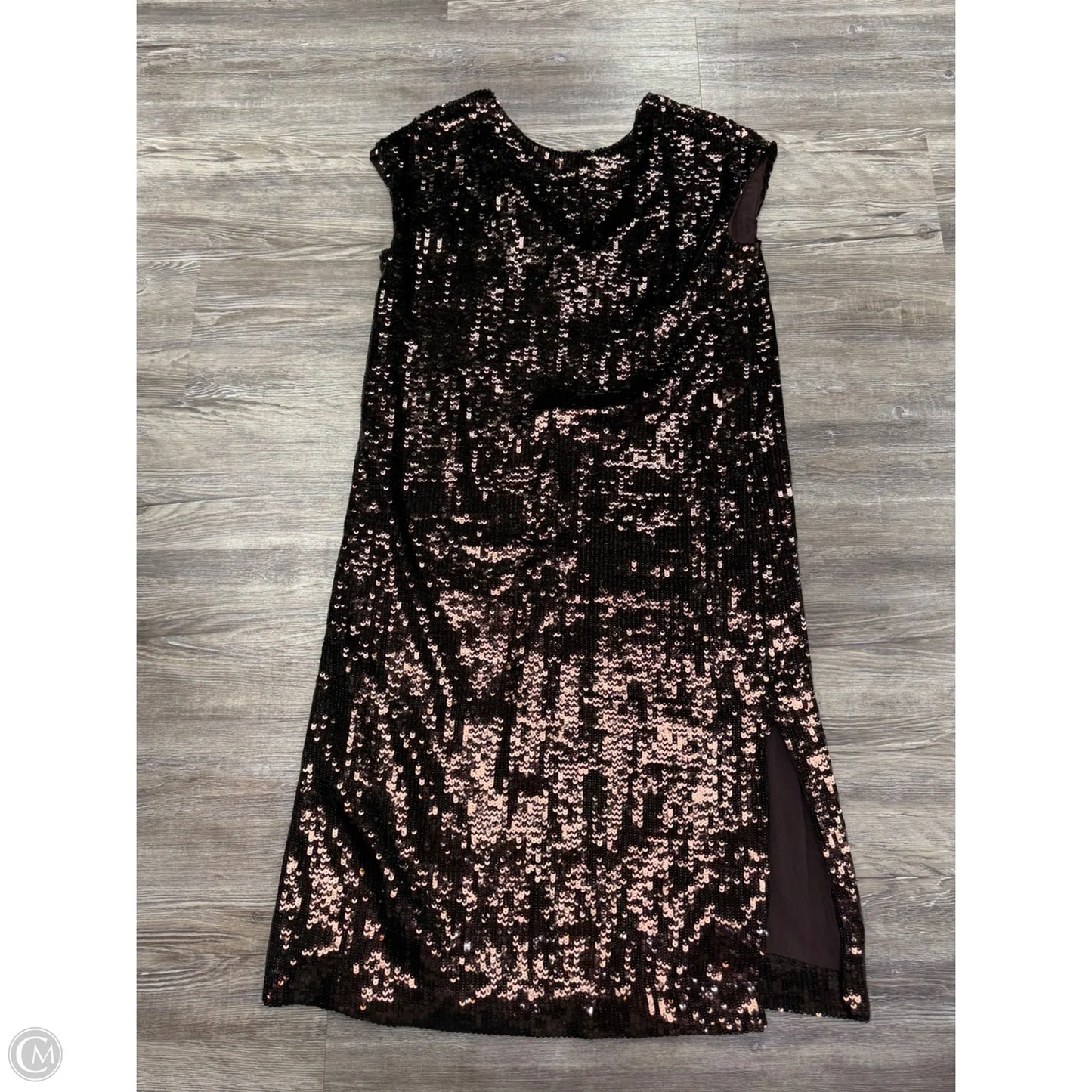 Dress Party Midi By Maeve In Brown, Size: S