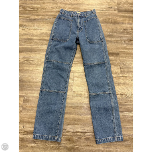 Jeans Straight By Madewell In Blue Denim, Size: 0