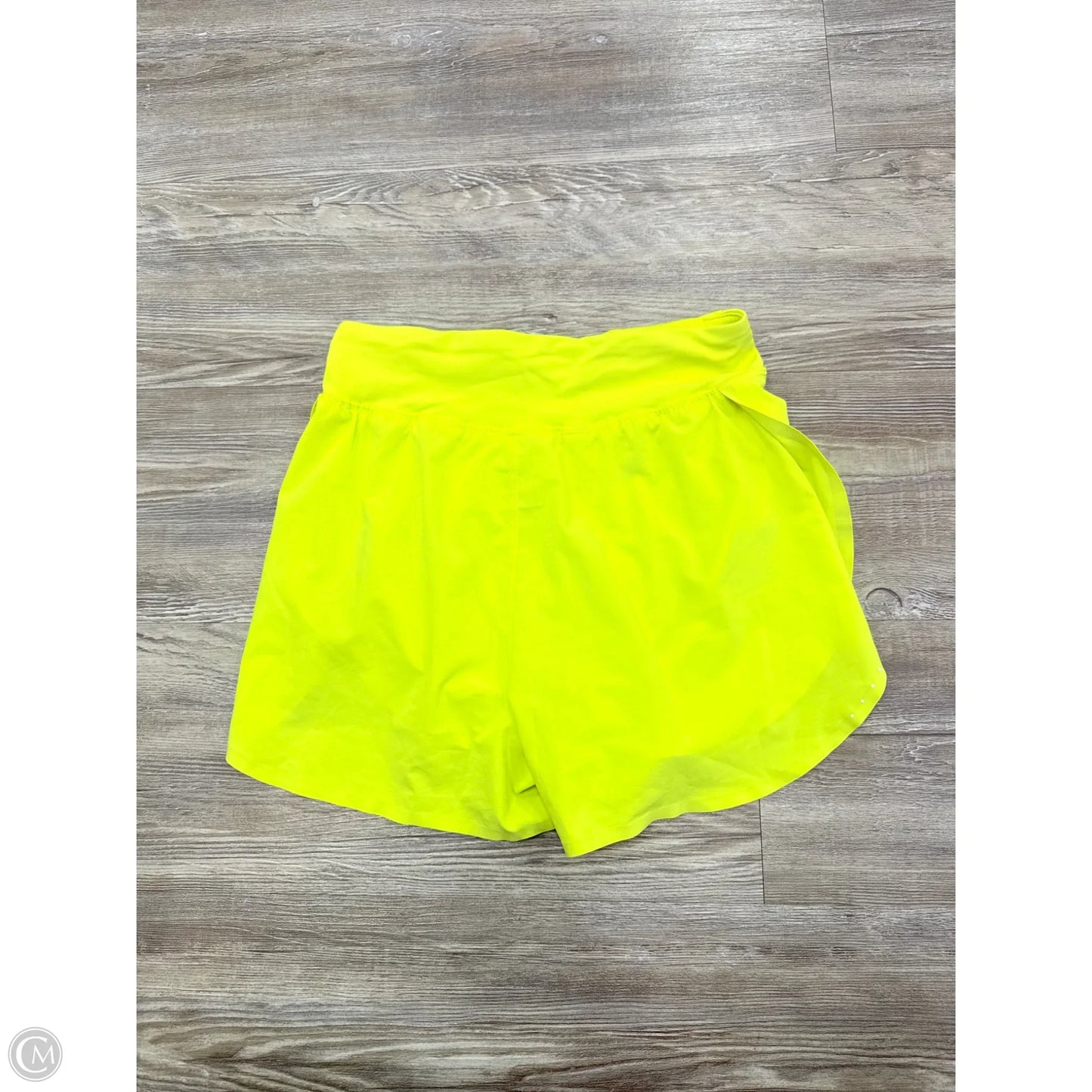 Athletic Shorts By Lululemon In Yellow, Size: 2