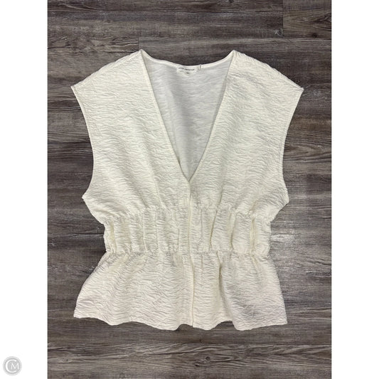 Top Sleeveless By Good American In White, Size: 2x