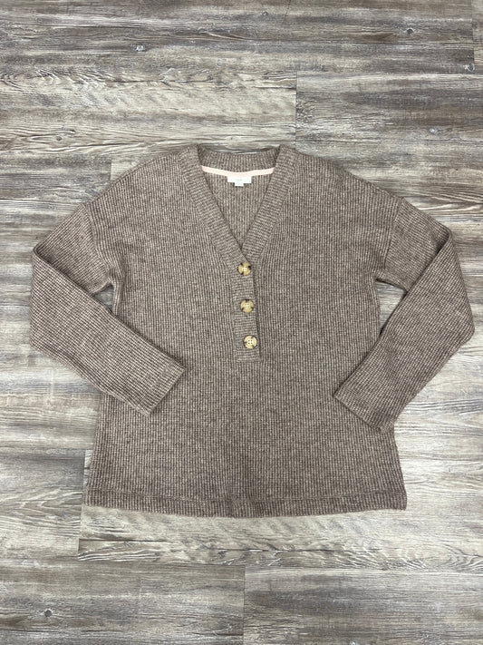 Sweater Cardigan By J Jill In Grey, Size: S