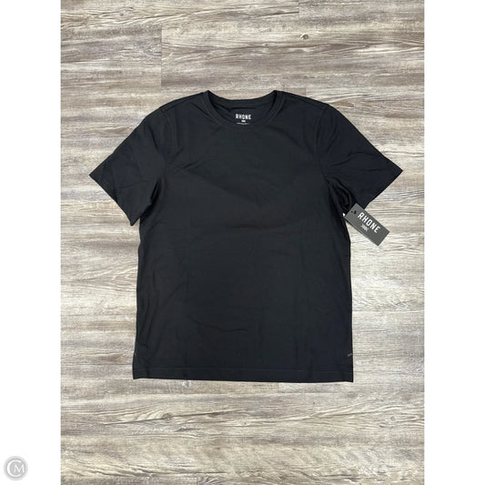 Athletic Top Short Sleeve By Rhone In Black, Size: S