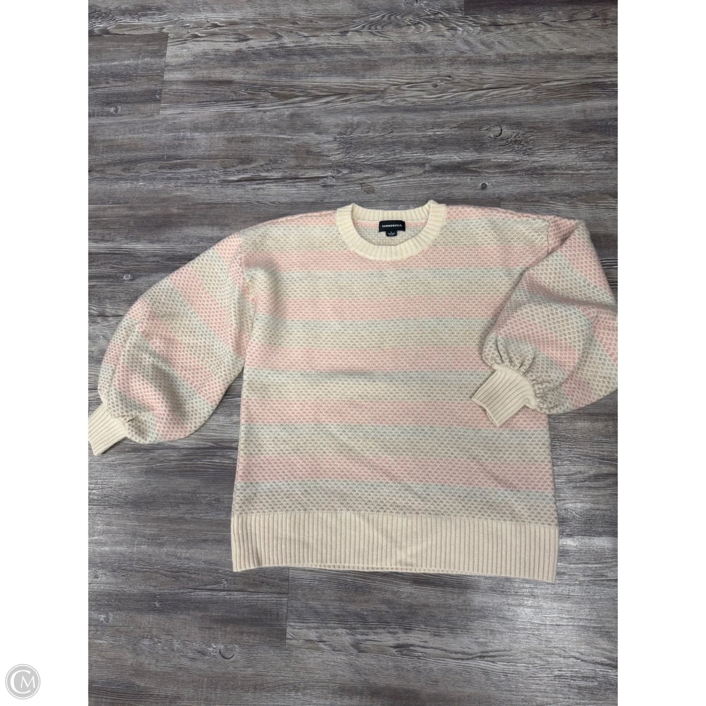 Sweater By Summersalt In Pink & Tan, Size: S