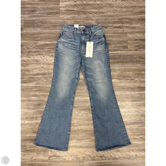 Jeans Flared By Moussy In Blue Denim, Size: 6