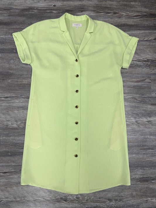 Green Dress Casual Short Lafayette 148, Size M