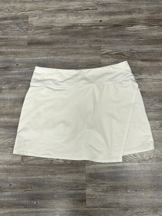 Athletic Skort By Athleta In White, Size: L