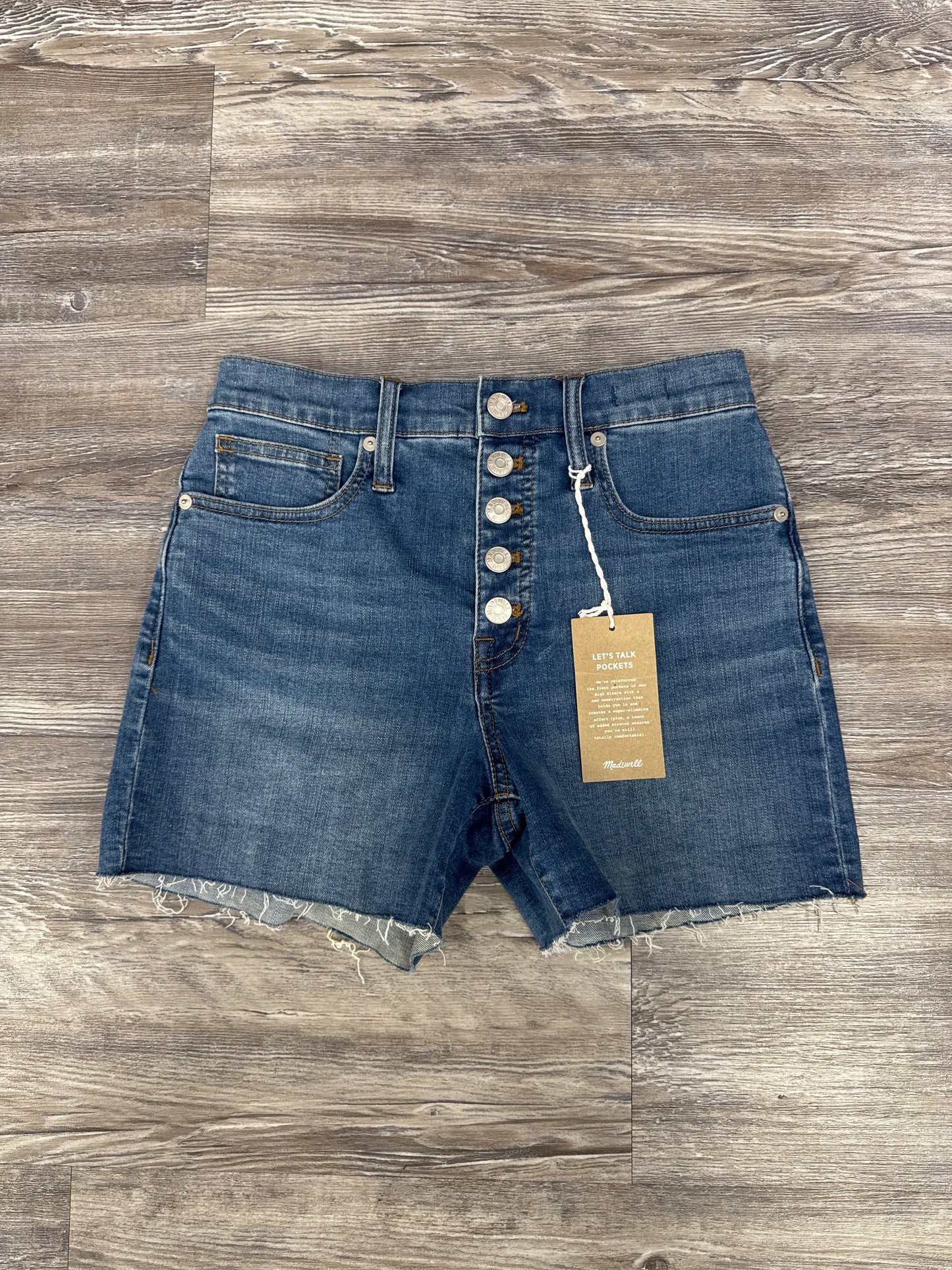 Shorts By Madewell In Blue Denim, Size: 0