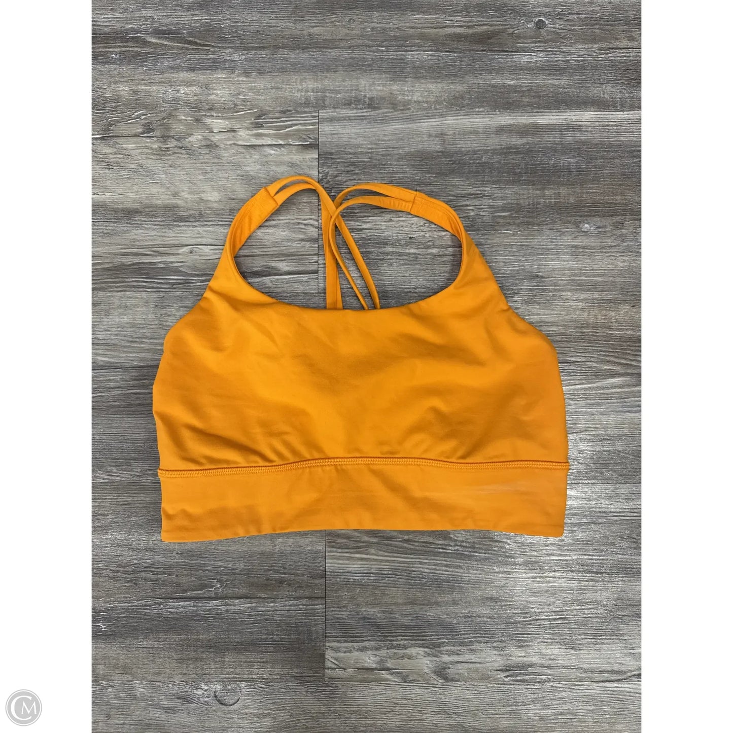 Athletic Bra By Lululemon In Orange, Size: 10