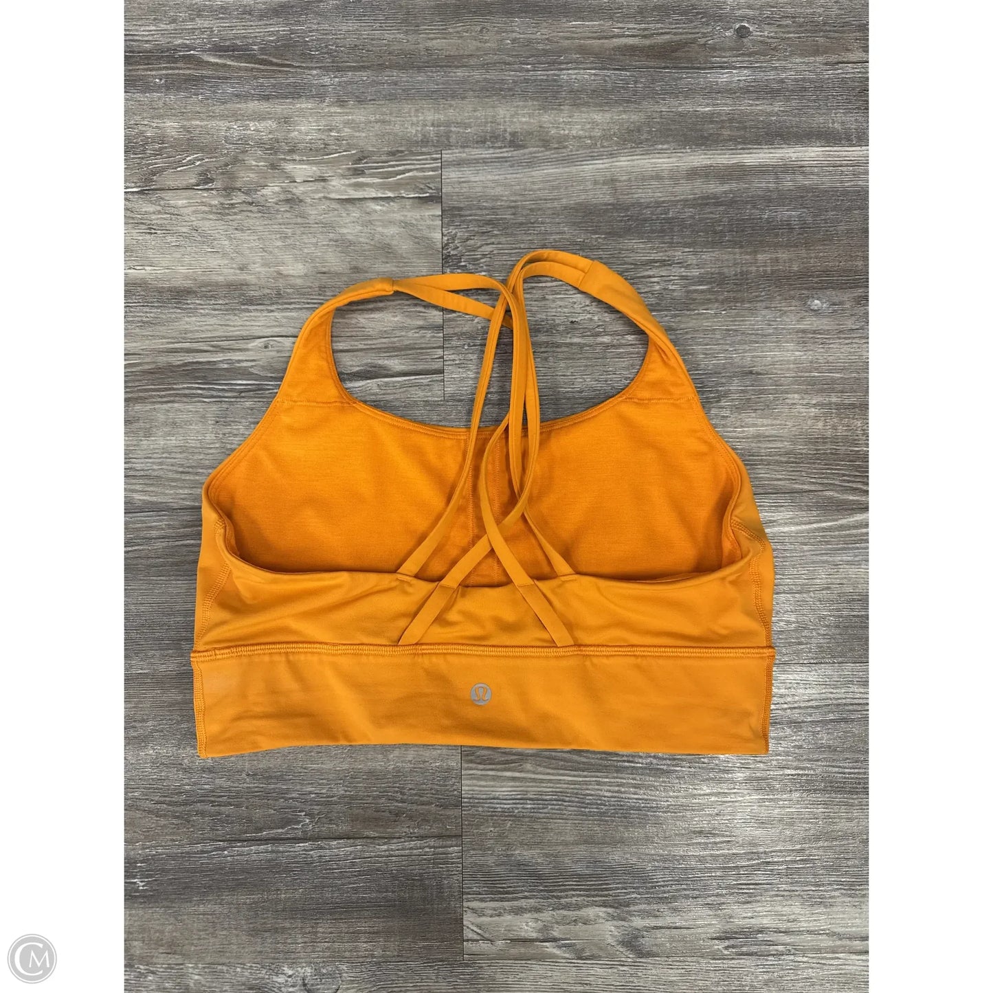 Athletic Bra By Lululemon In Orange, Size: 10