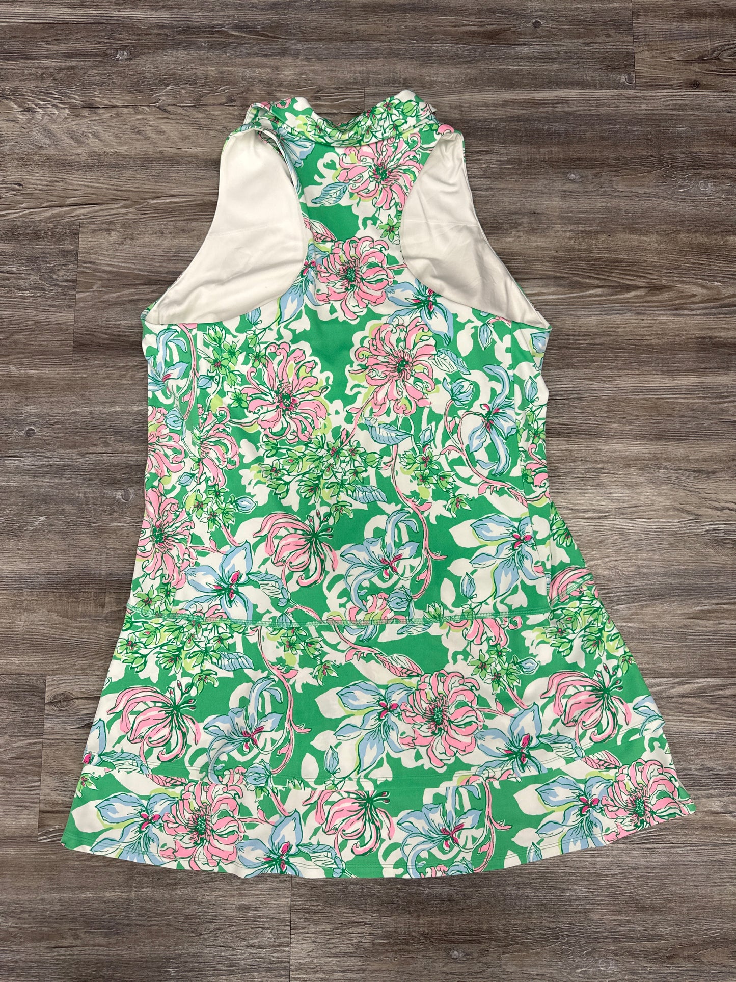 Dress Designer By Lilly Pulitzer In Green & Pink, Size: Xl