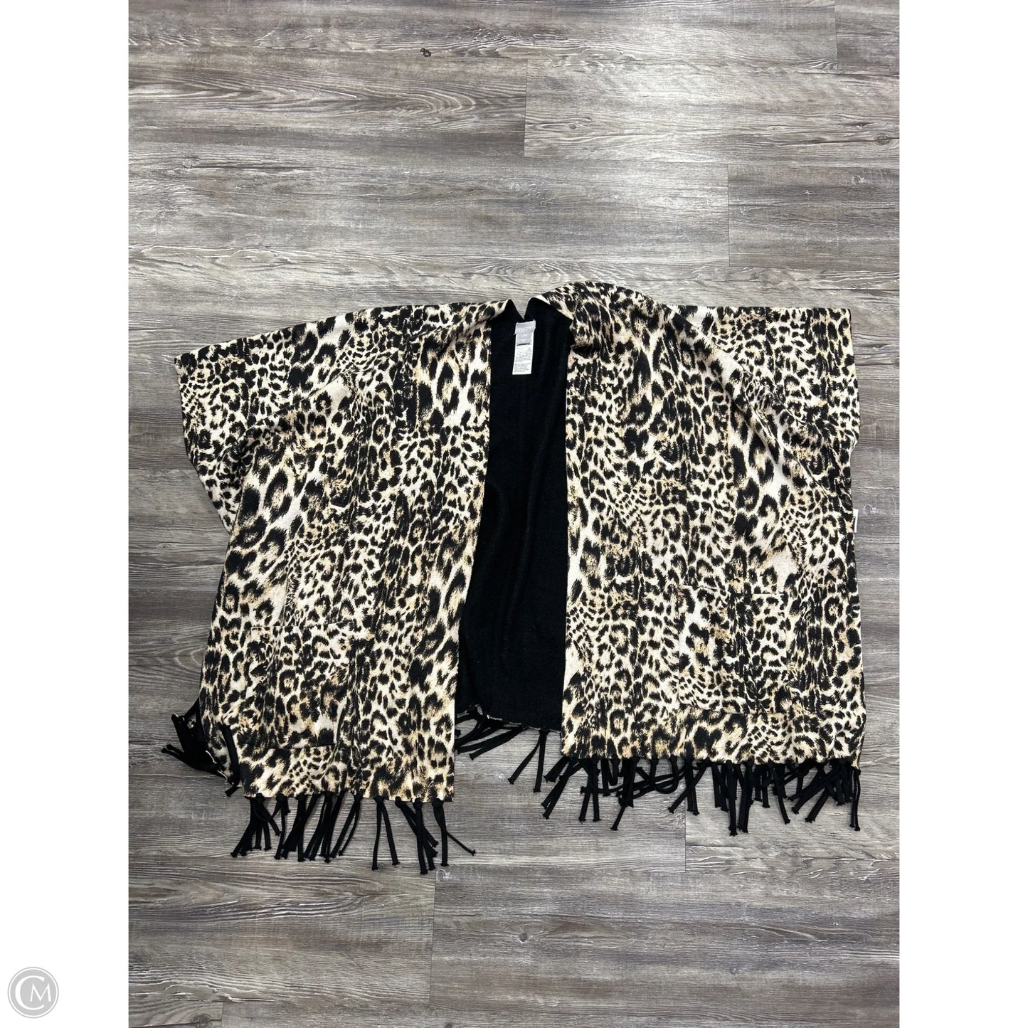 Cardigan By Chicos In Animal Print, Size: Xl