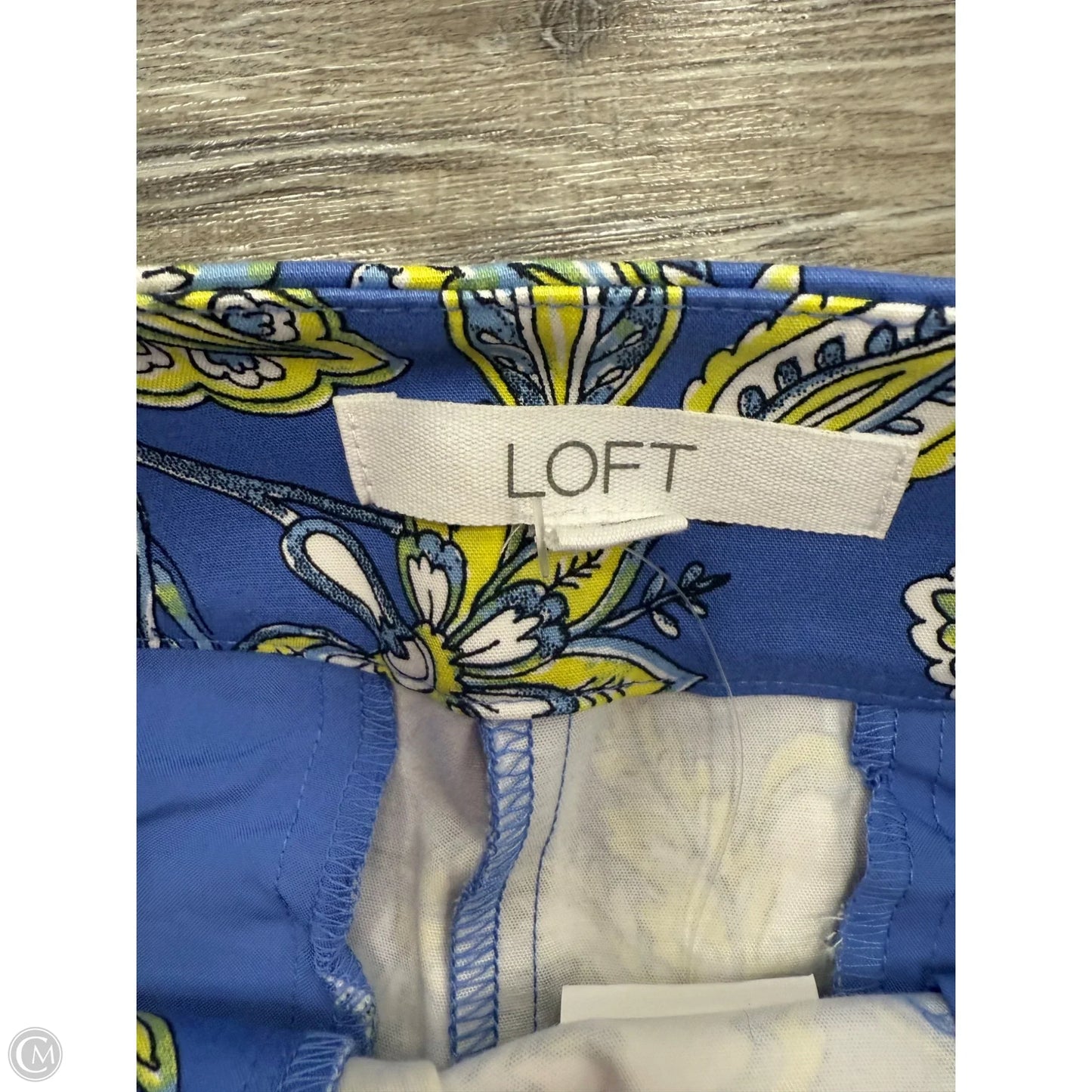 Shorts By Loft In Blue & Yellow, Size: 6