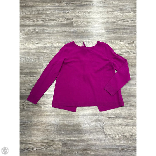 Sweater Cashmere By Banana Republic In Purple, Size: L