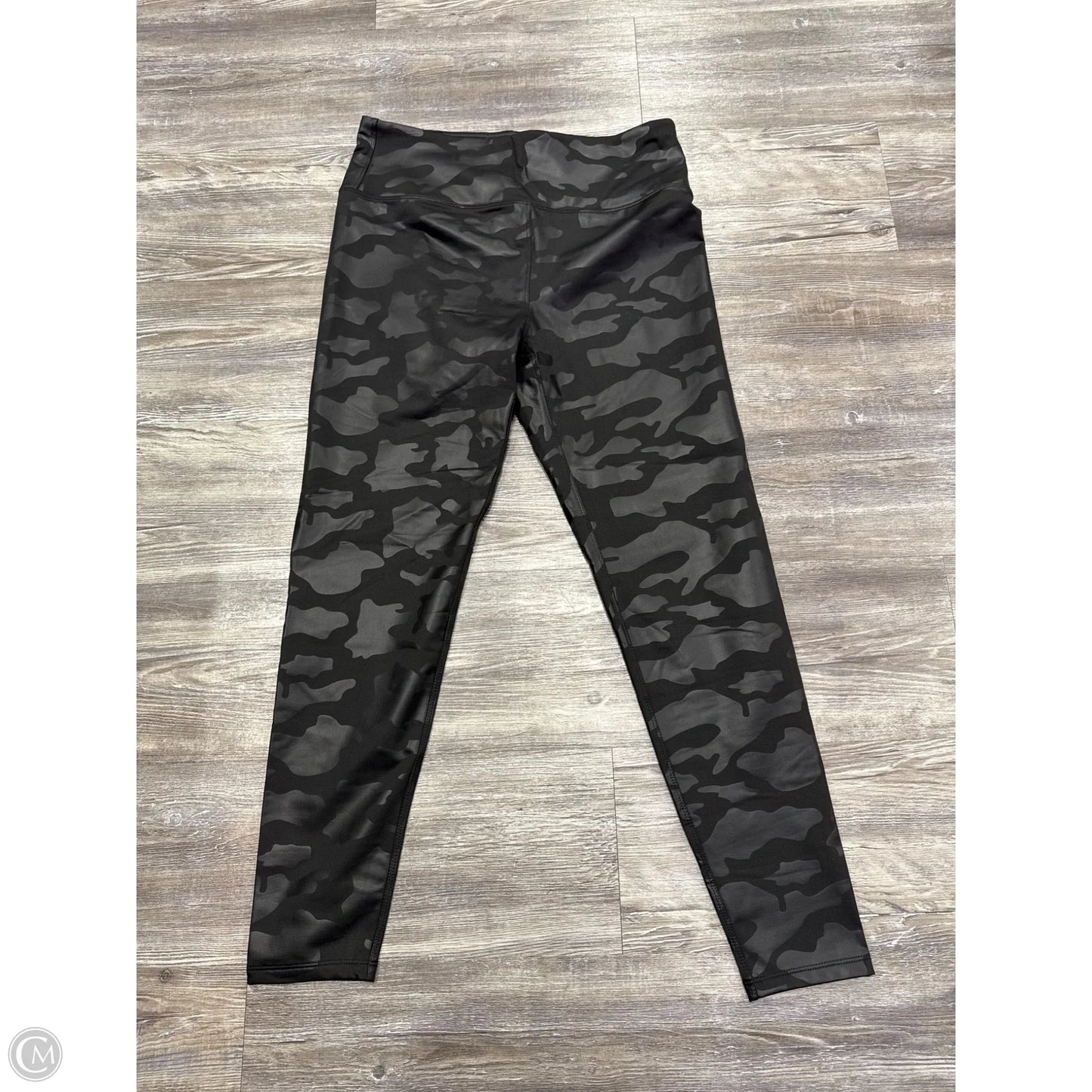 Athletic Leggings By Kyodan In Camouflage Print, Size: L