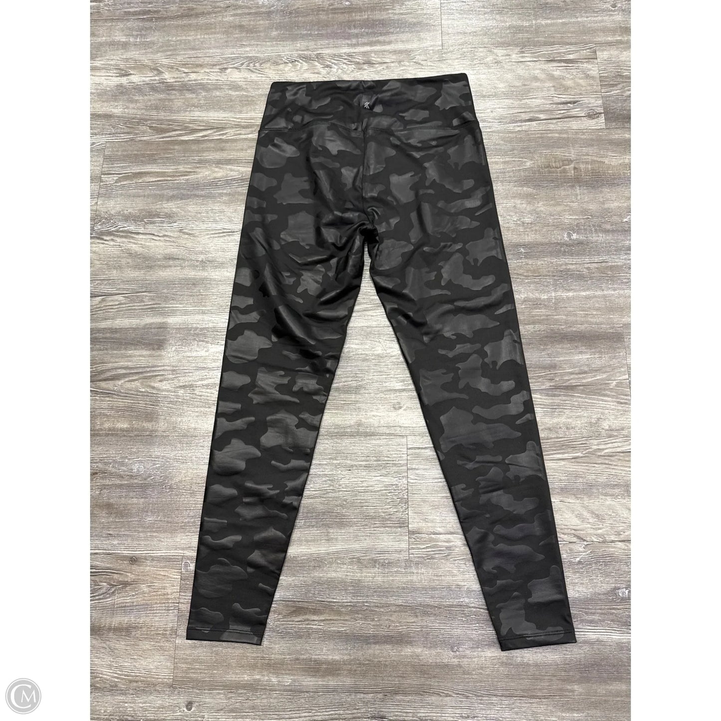 Athletic Leggings By Kyodan In Camouflage Print, Size: M