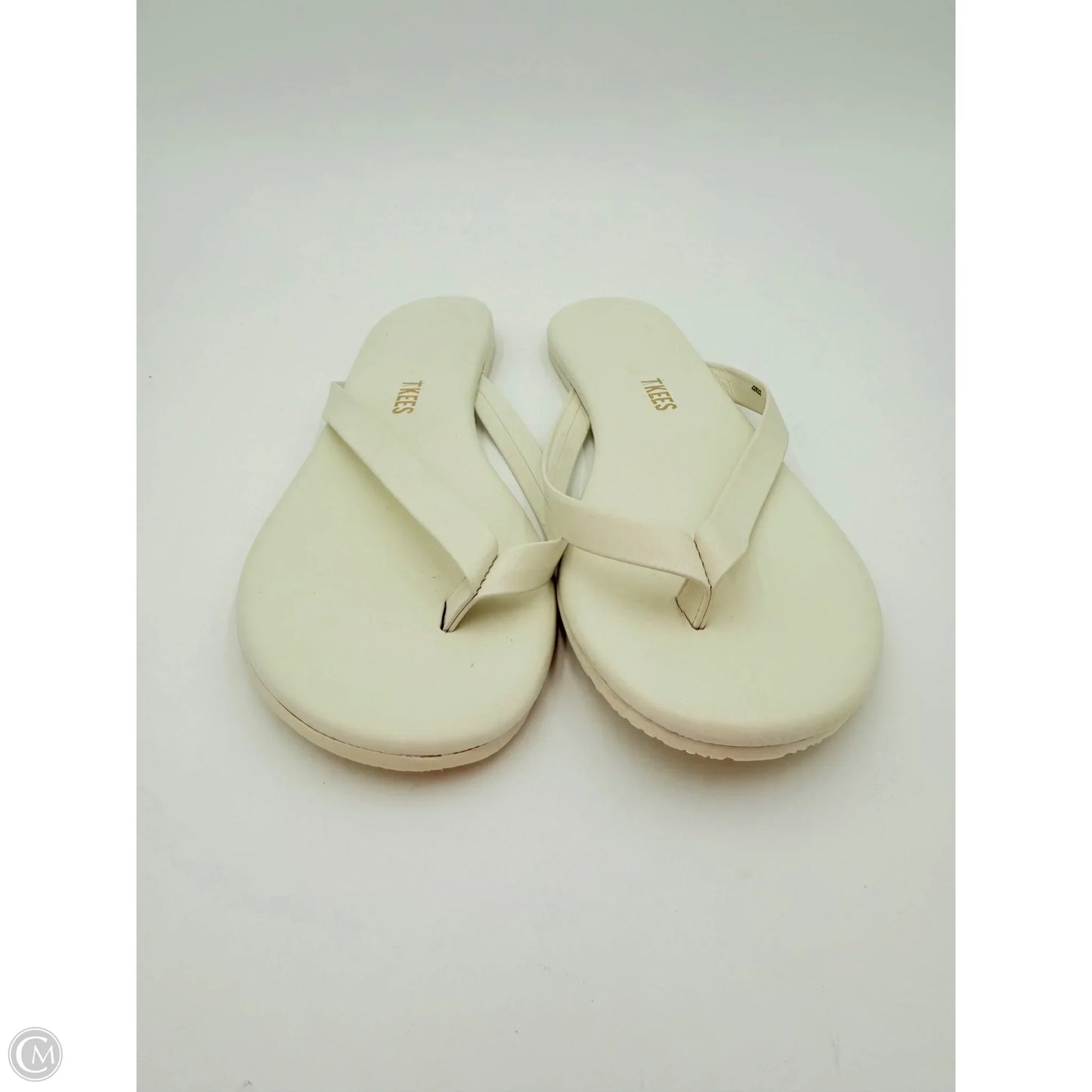 Sandals Flip Flops By TKEES In White, Size: 8