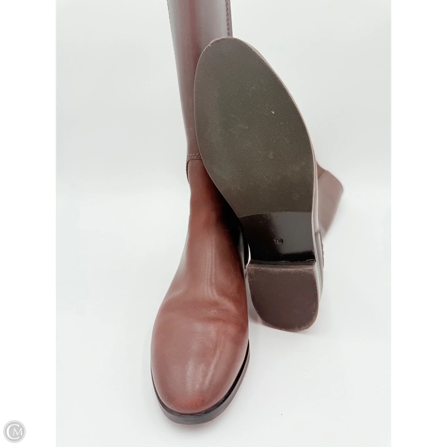 Boots Designer By Tory Burch In Brown, Size: 7