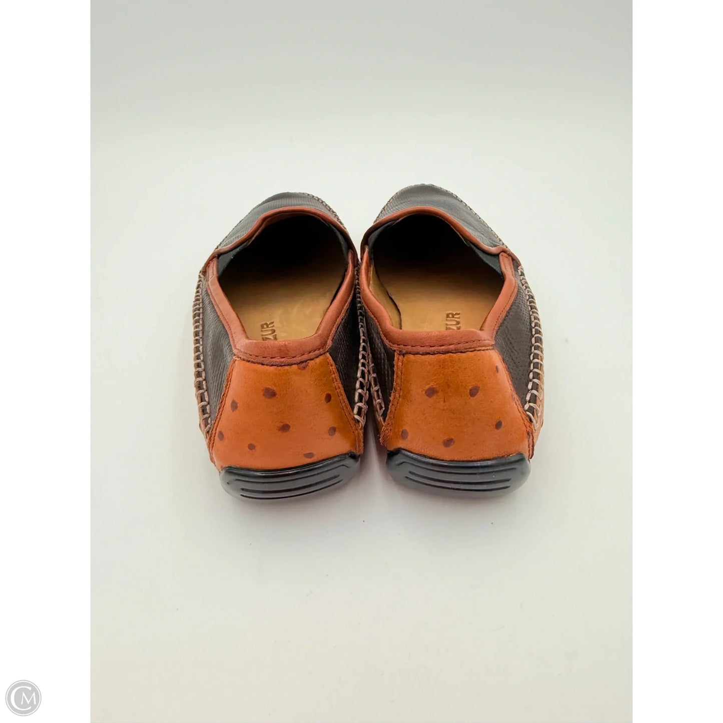 Shoes Flats By Robert Zur In Black & Brown, Size: 7.5 Narrow