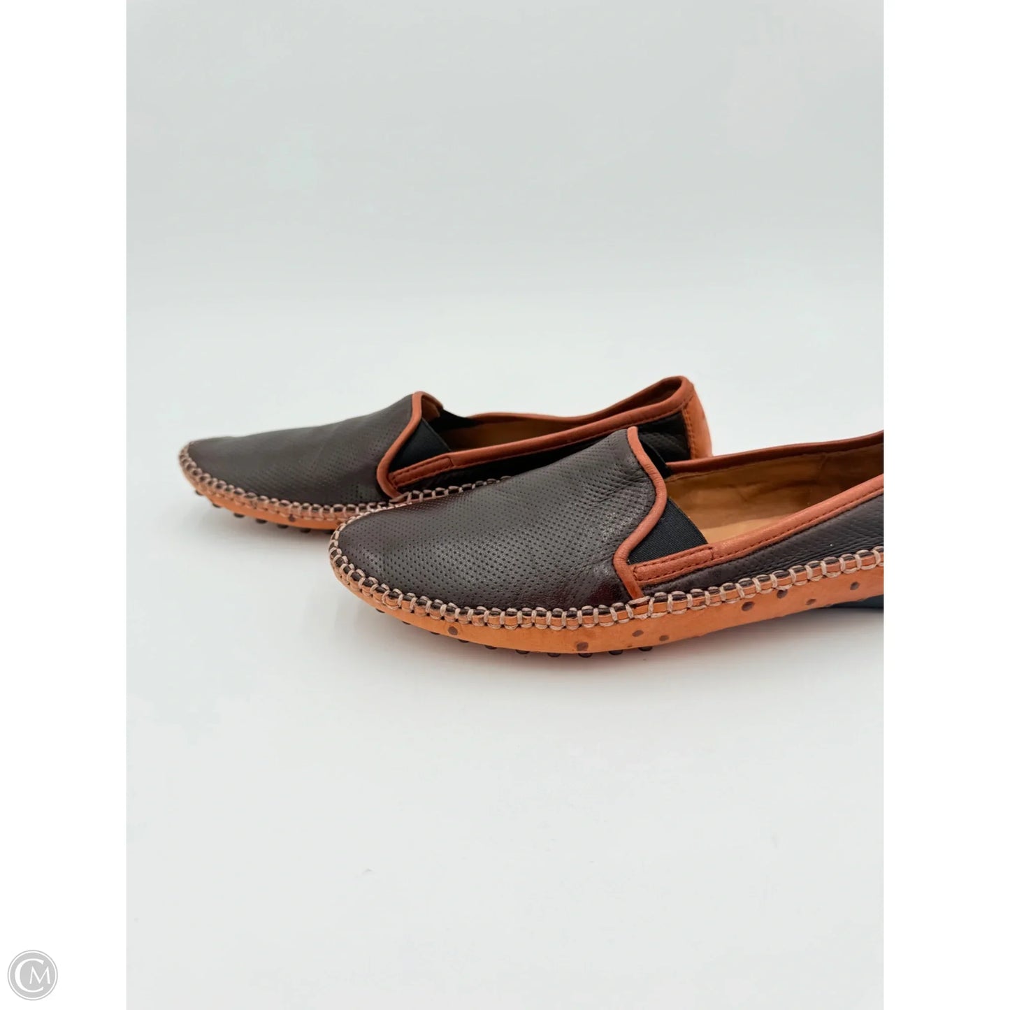 Shoes Flats By Robert Zur In Black & Brown, Size: 7.5 Narrow