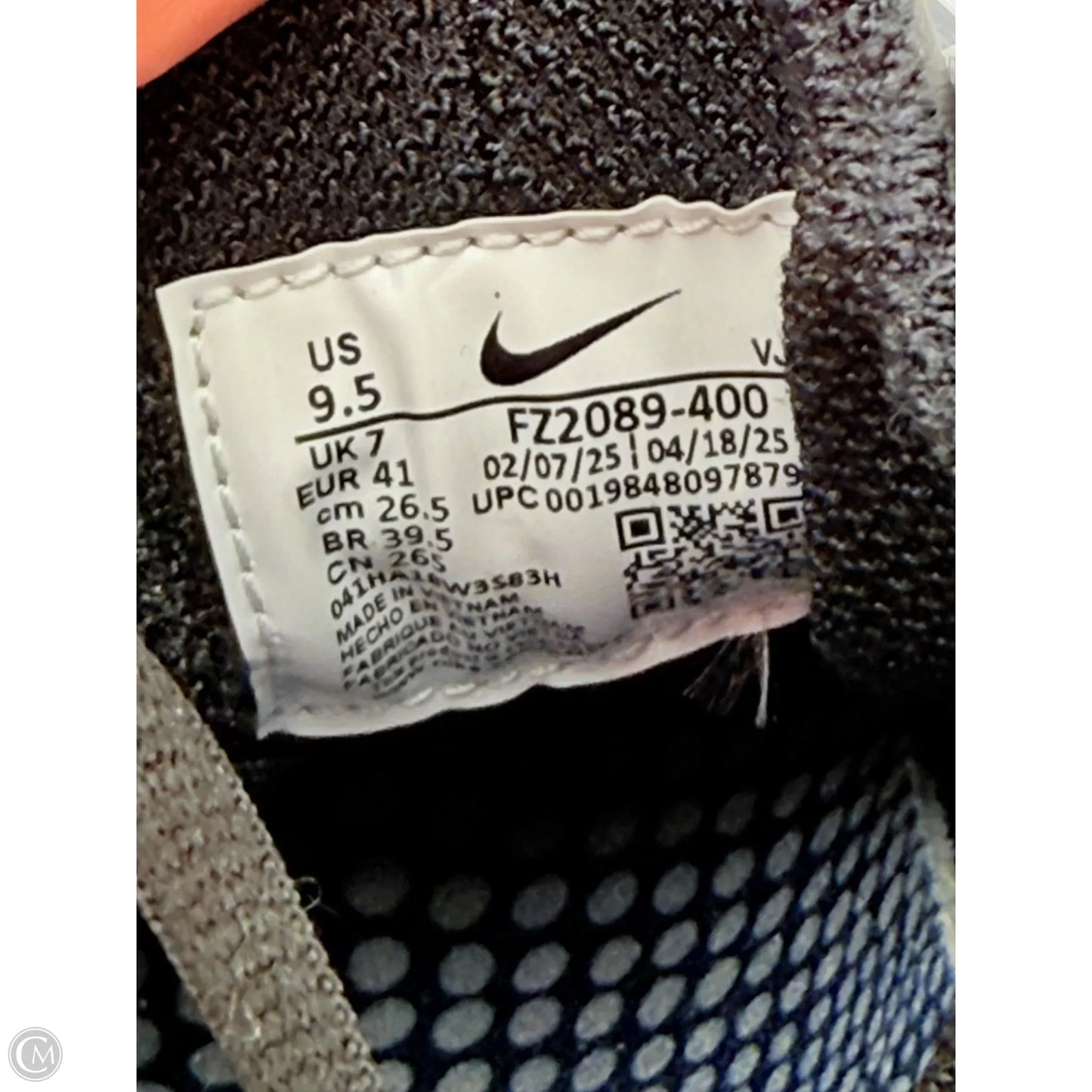 Shoes Athletic By Nike In Blue & White, Size: 9.5