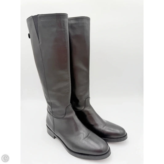 Boots Knee Flats By Emanuel Ungaro In Black, Size: 10