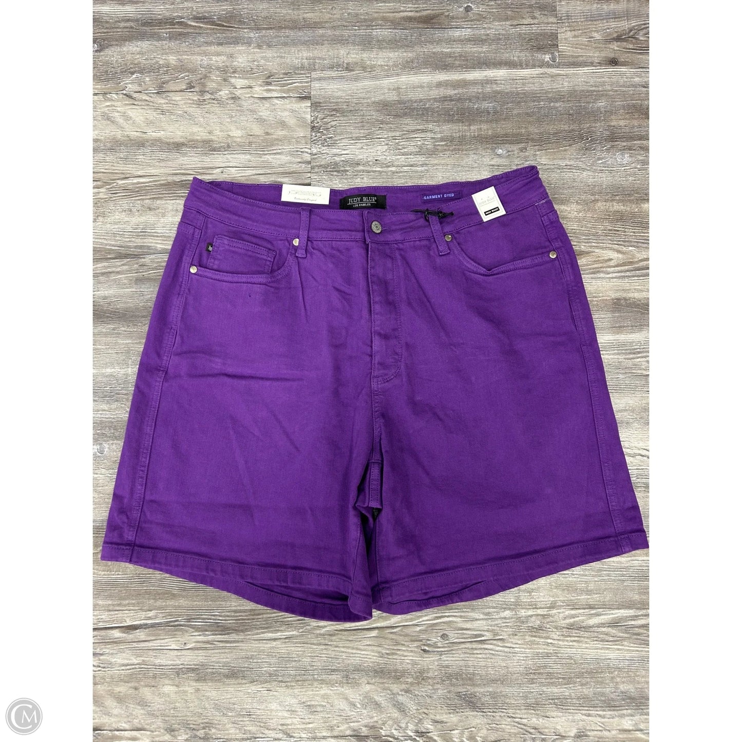 Shorts By Judy Blue In Purple, Size: 3x