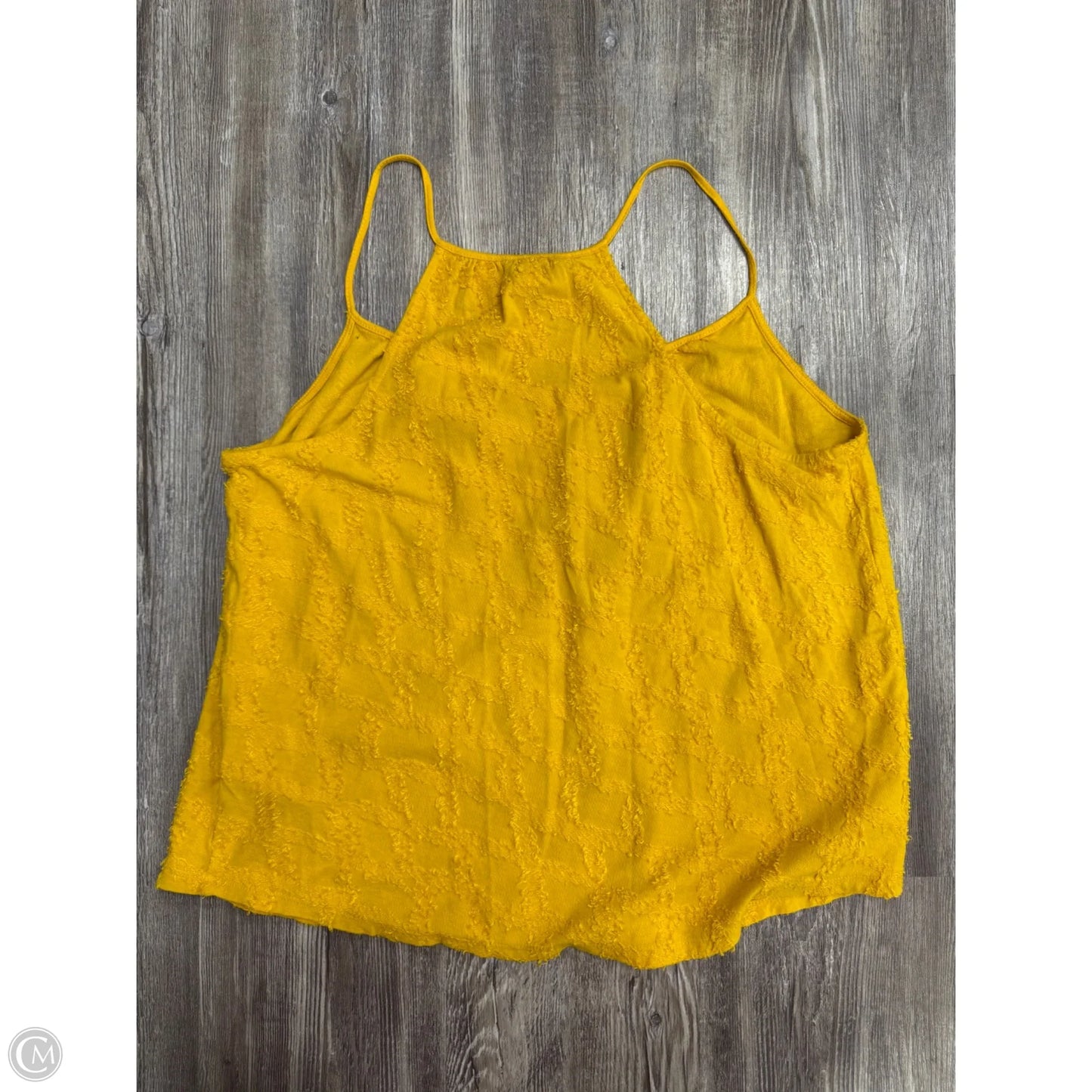 Top Sleeveless By Anthropologie In Yellow, Size: M