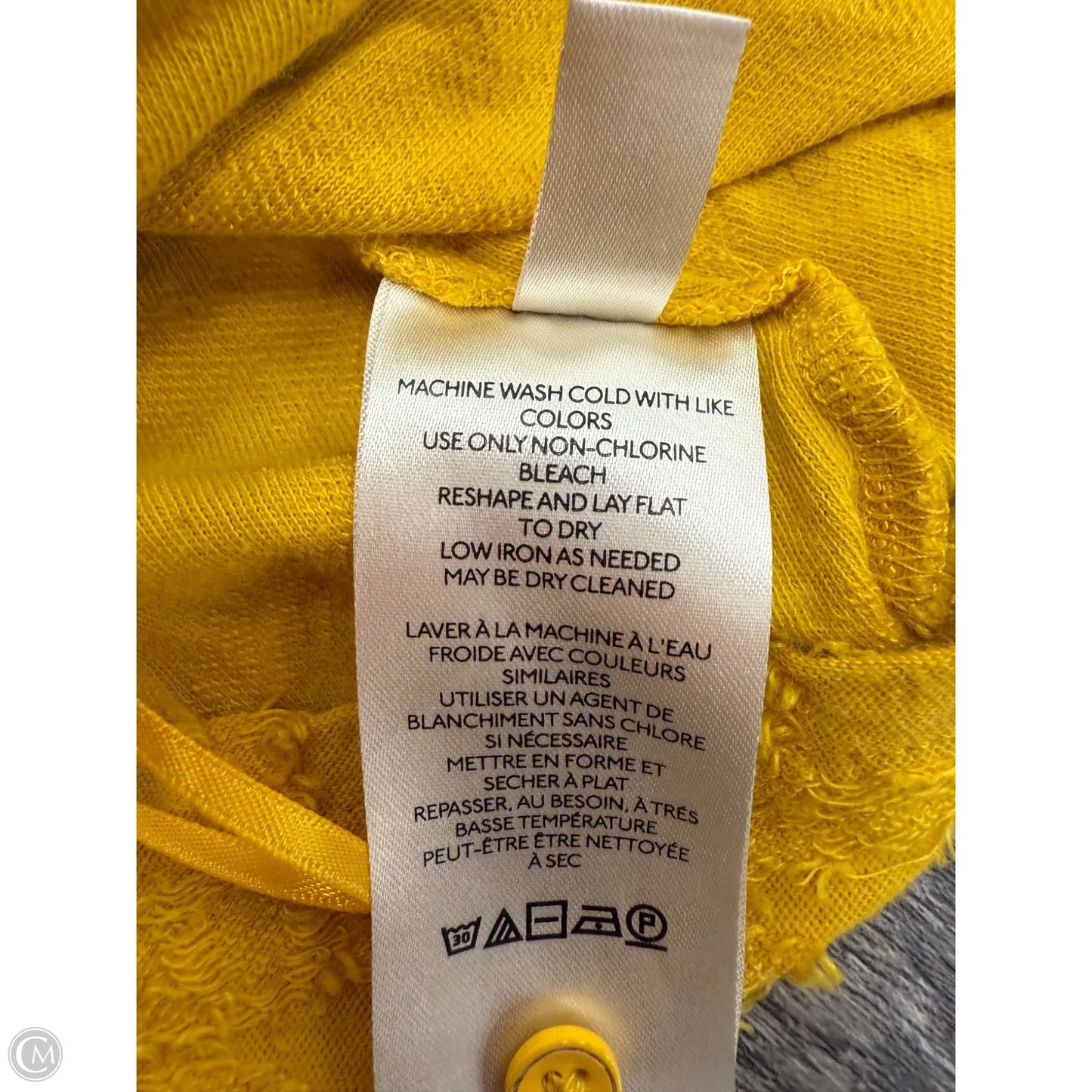 Top Sleeveless By Anthropologie In Yellow, Size: M