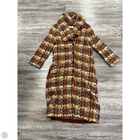 Coat Wool By Anthropologie In Multi-colored, Size: L