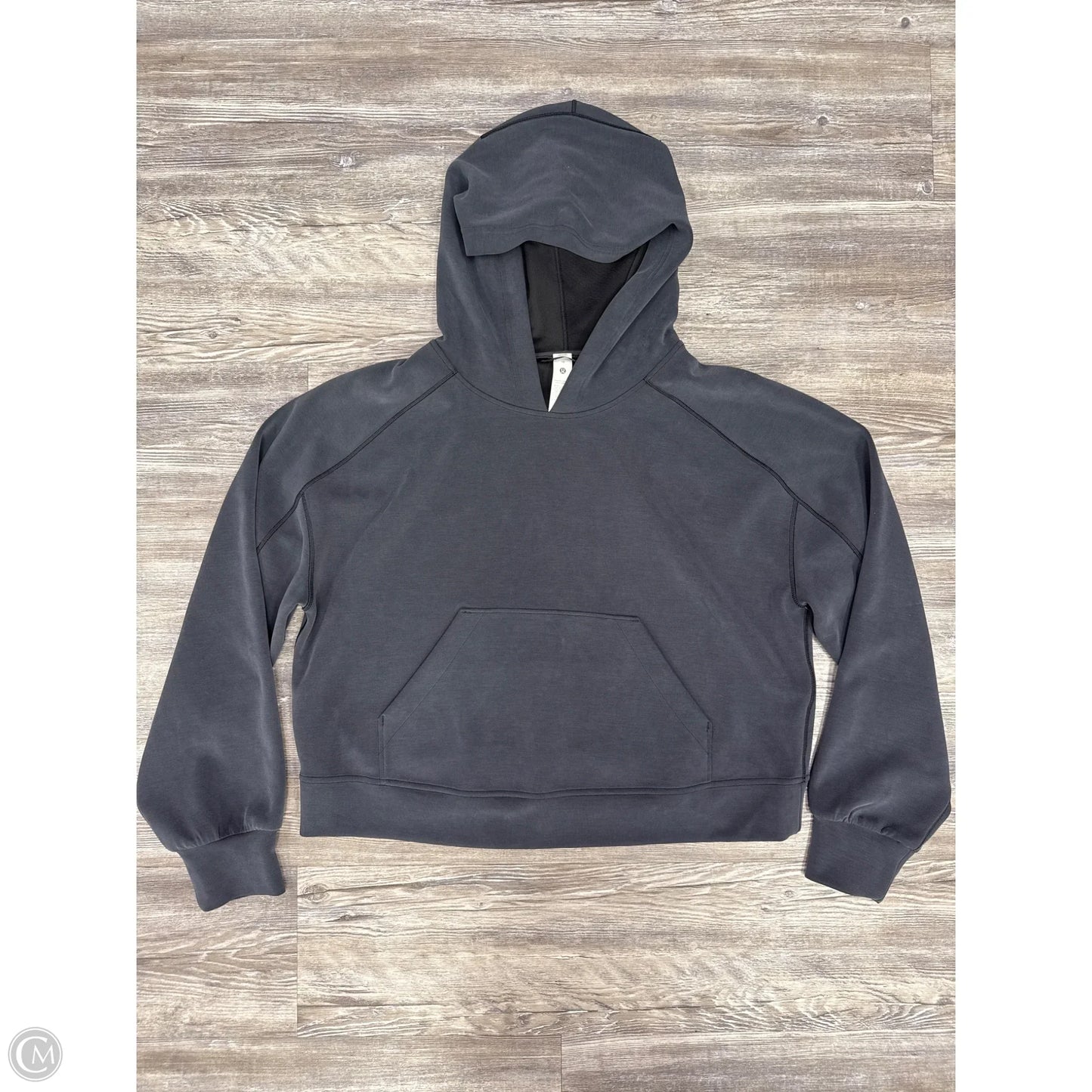 Athletic Sweatshirt Hoodie By Lululemon In Blue, Size: 10