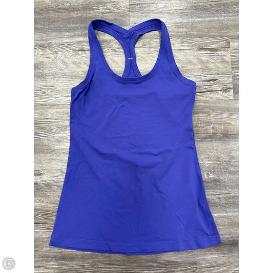 Athletic Tank Top By Lululemon In Purple, Size: S