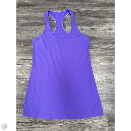 Athletic Tank Top By Lululemon In Purple, Size: M