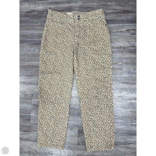 Jeans Straight By Pilcro In Animal Print, Size: 6
