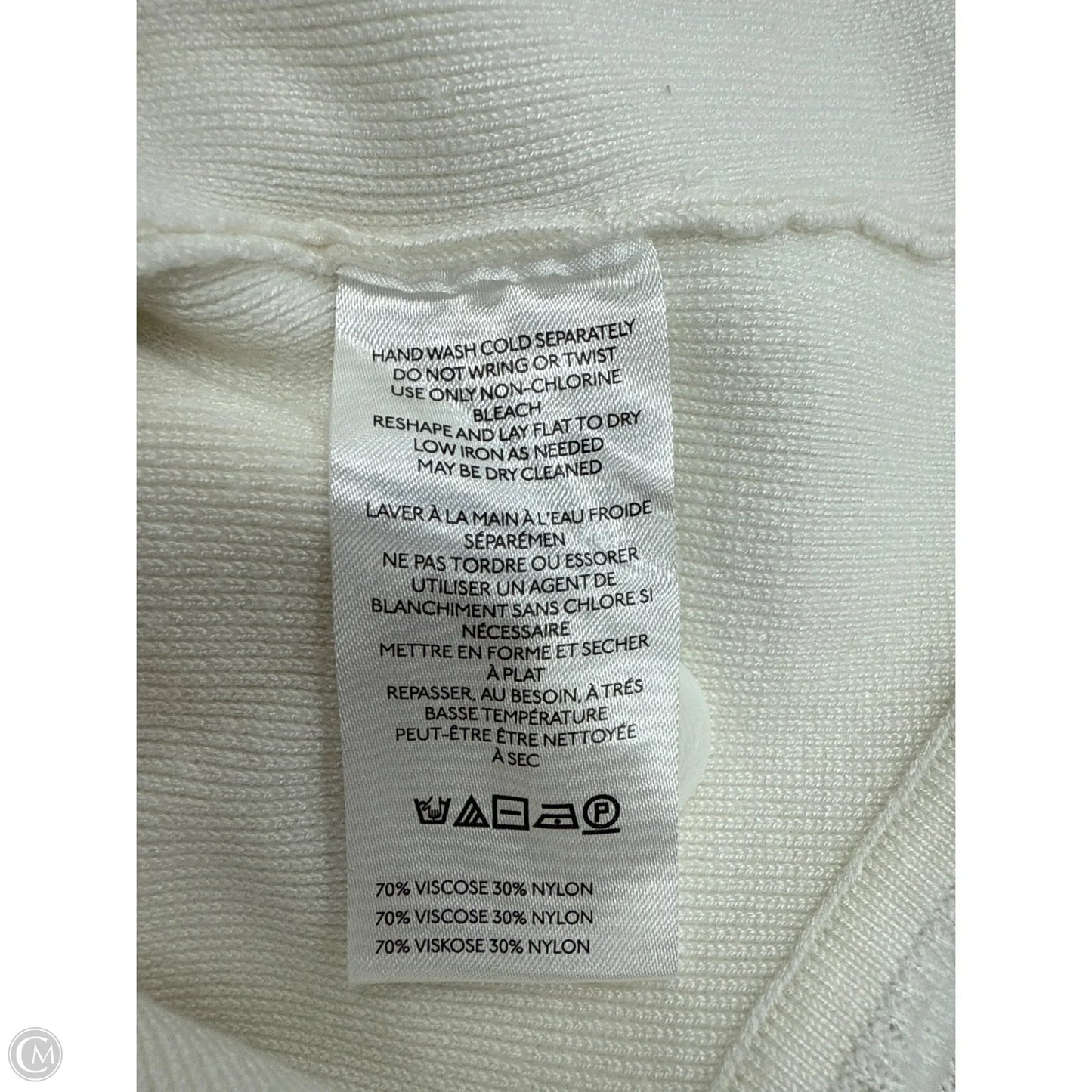 Top Sleeveless By Maeve In White, Size: M