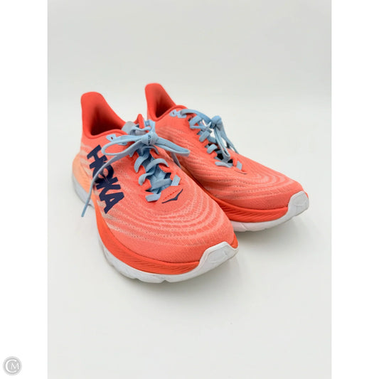 Shoes Athletic By Hoka In Orange, Size: 7