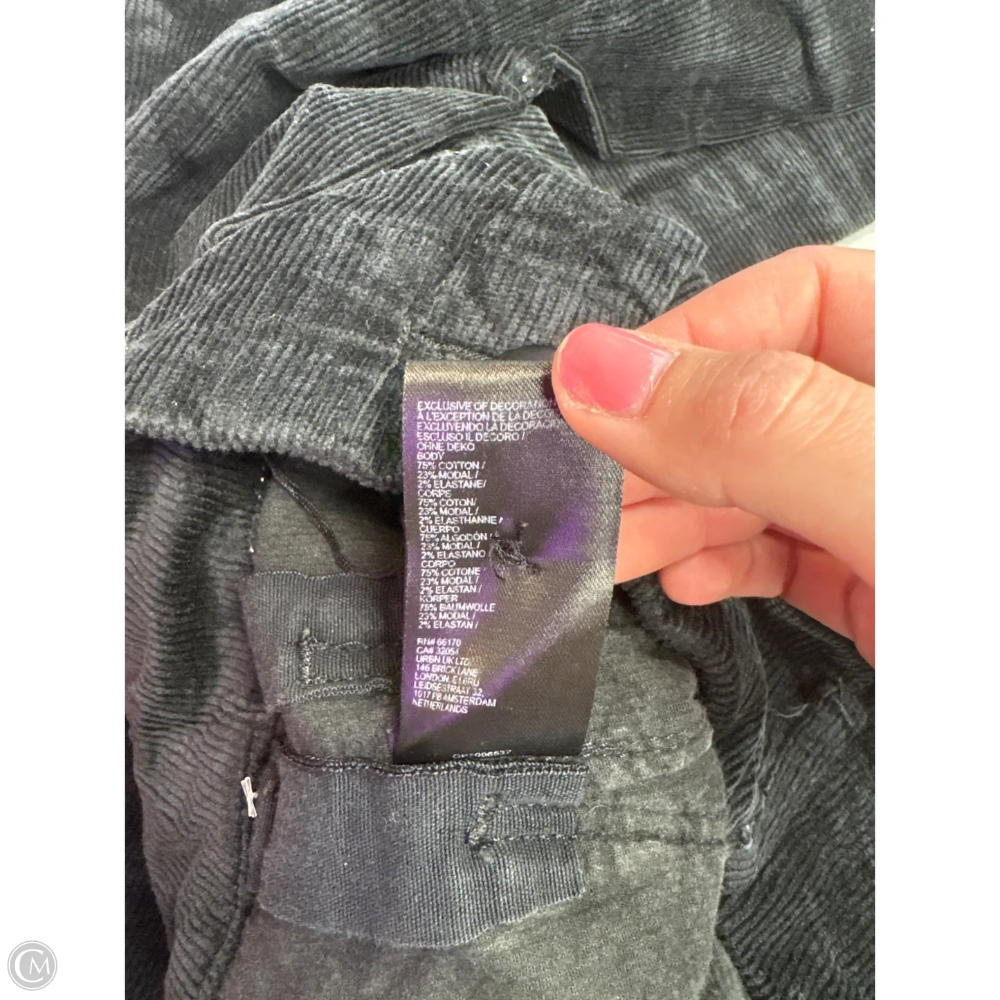 Pants Corduroy By Maeve In Black, Size: 8