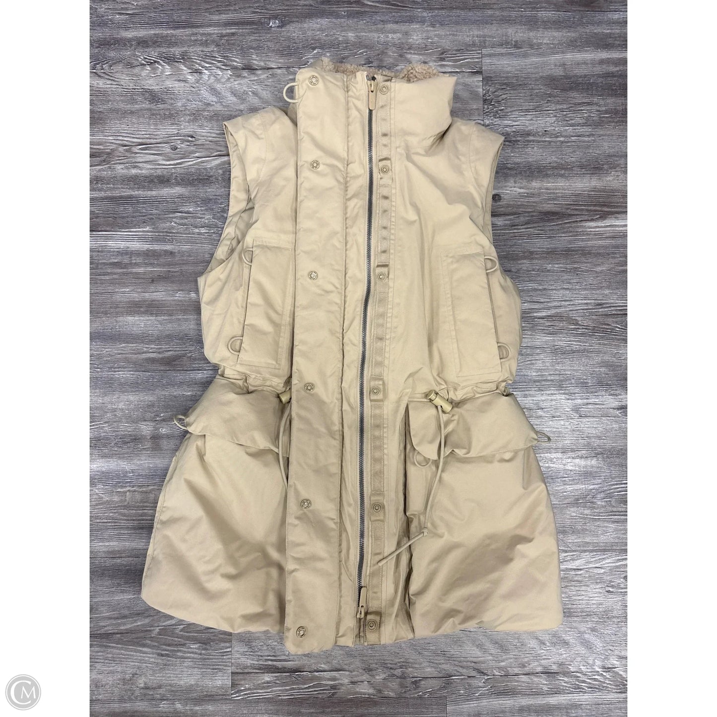 Vest Puffer & Quilted By Lululemon In Beige, Size: 2