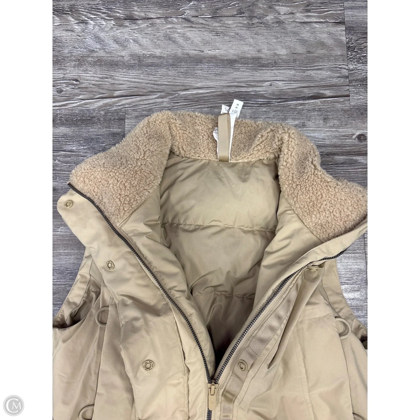 Vest Puffer & Quilted By Lululemon In Beige, Size: 2