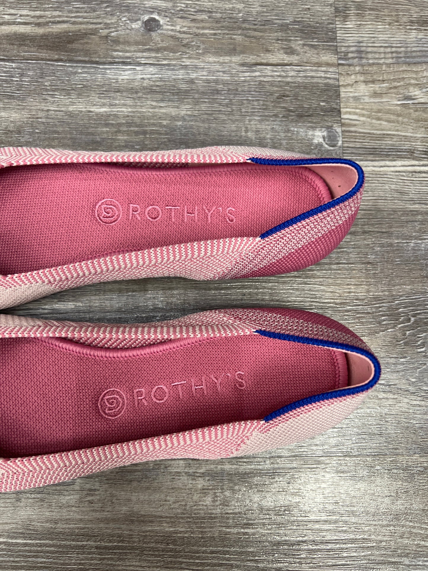 Pink Shoes Flats Rothys, Size 10.5
