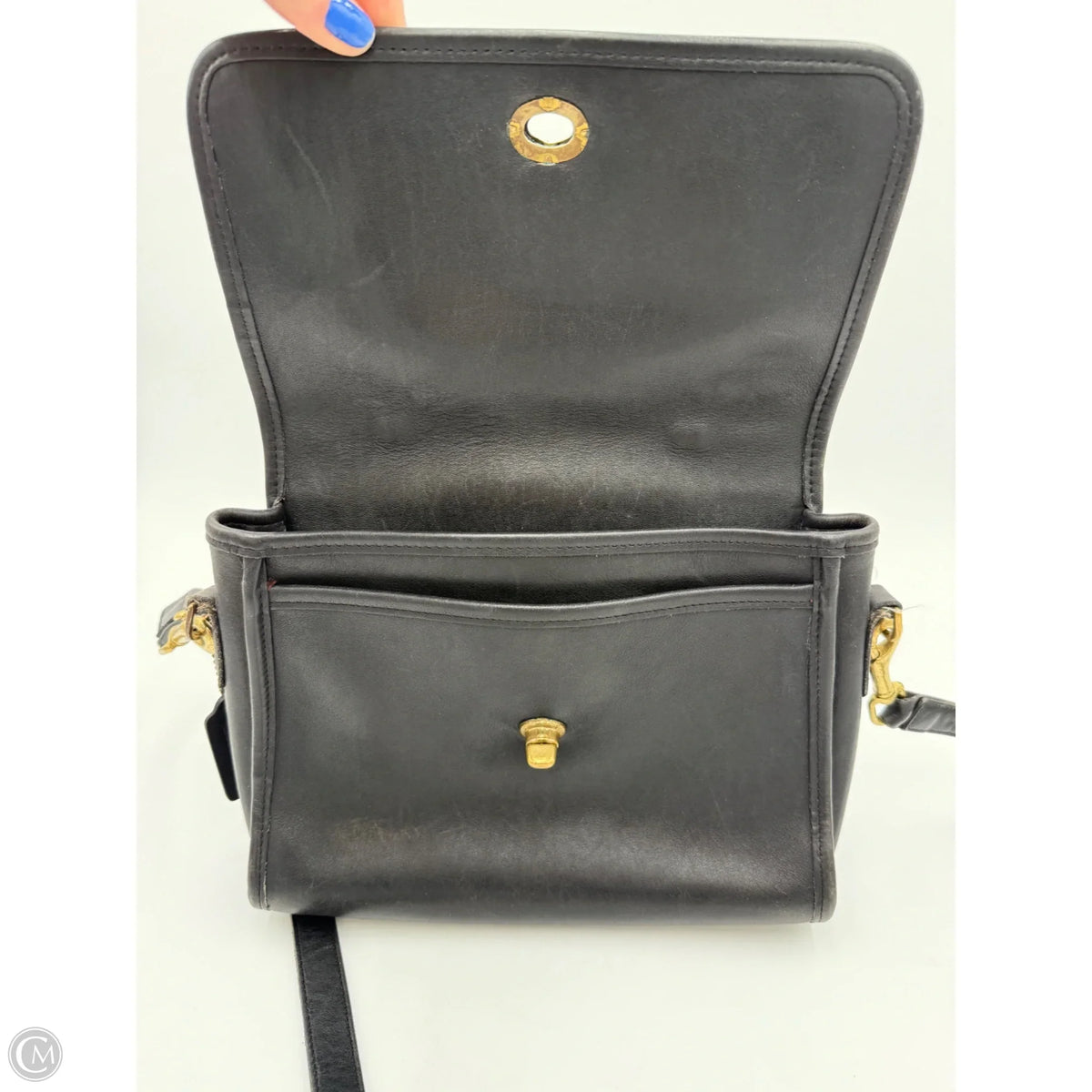 Crossbody Designer By Coach, Size: Medium