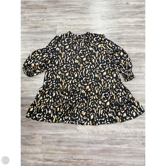 Dress Casual Short By Nine West In Black & Gold, Size: 4x