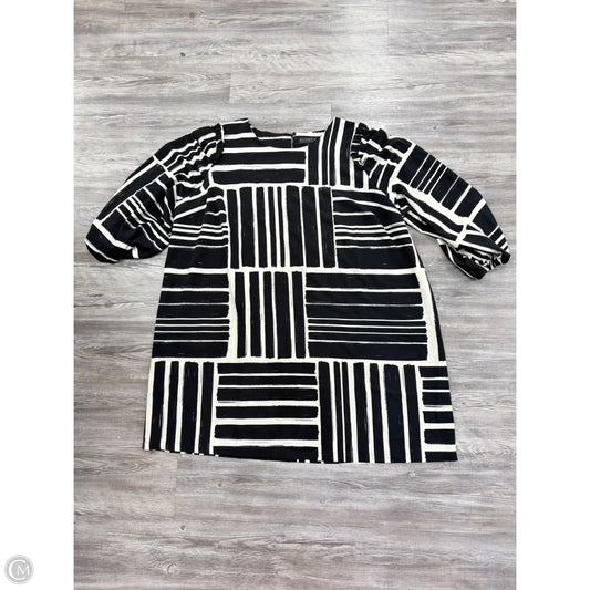 Dress Casual Short By Eloquii In Black & White, Size: 28
